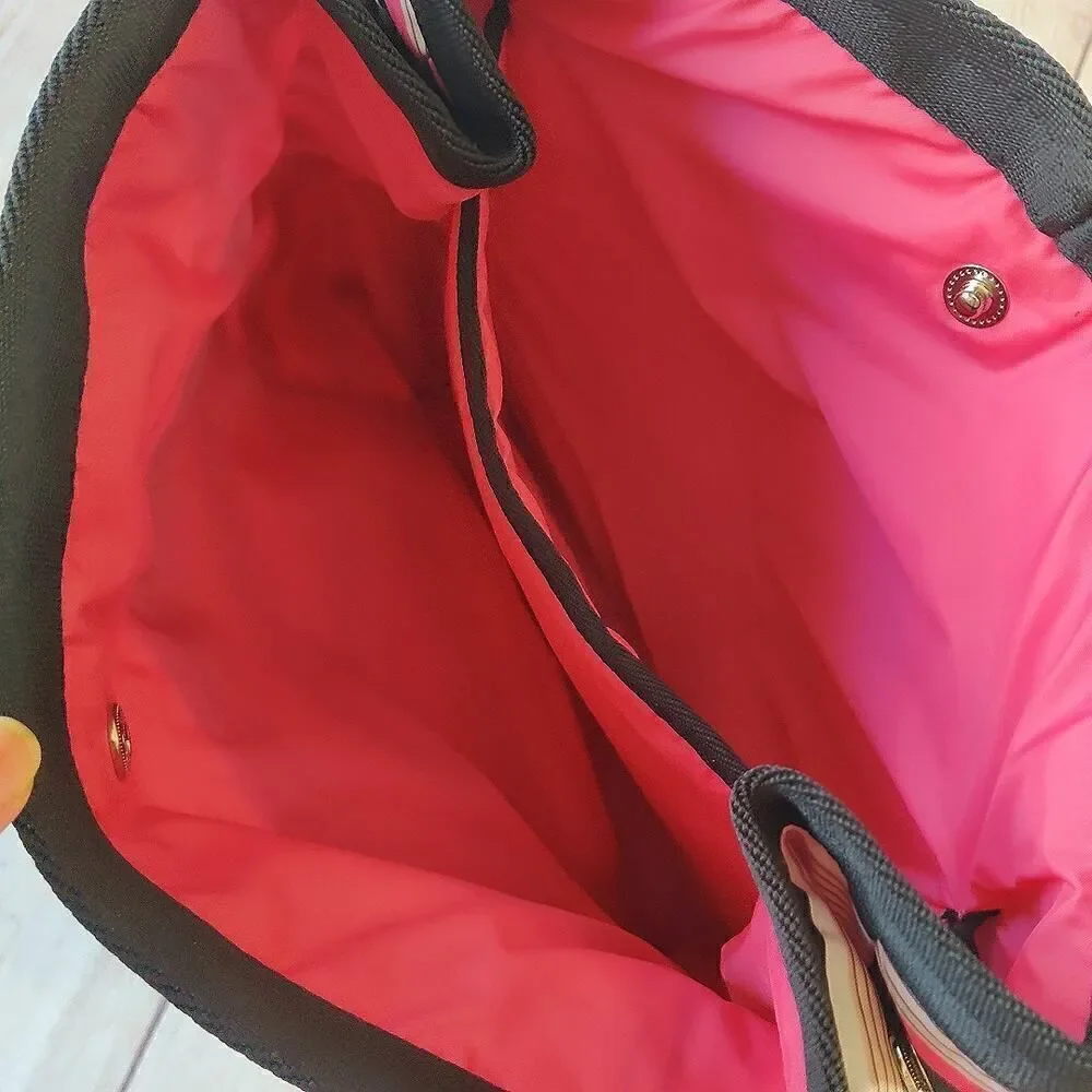 LeSportsac Tennis Stripe Journey Backpack Large NWT
